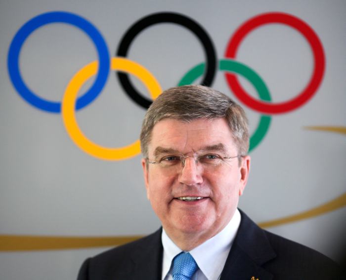 The IOC's new president, Thomas Bach