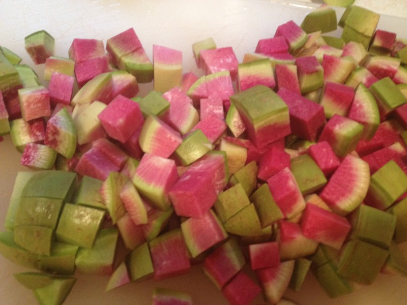 watermelon-radish